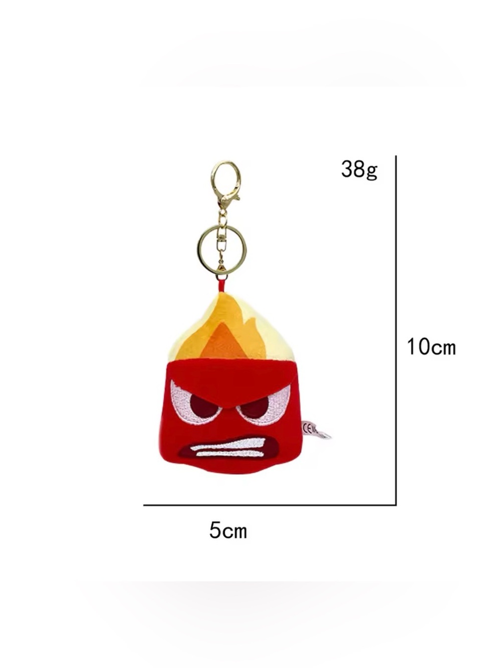 Anger Plush Keychain